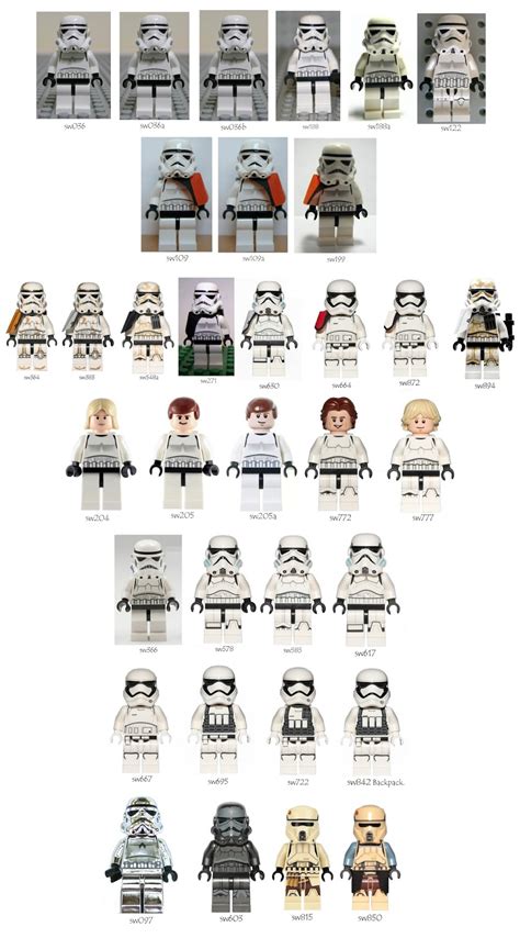 [Compilation] List of LEGO Stormtroopers ever released since 2001. - Lego Reviews