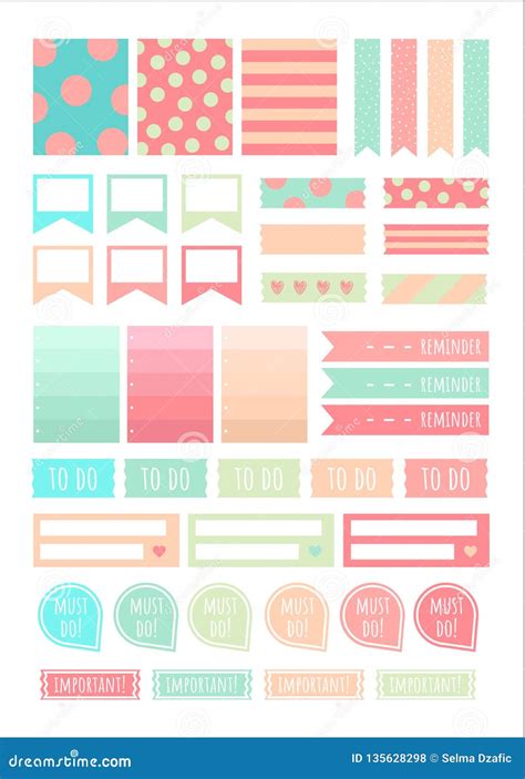 Bullet Journal Printable Stickers