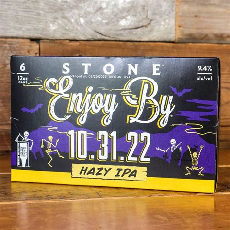 Stone Enjoy By 103122 Hazy Ipa 12 Fl Oz 6pk Cans