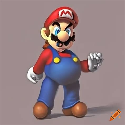 Pregnant Mario From Mario Bros On Craiyon