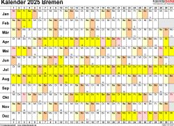 Kalender Bremen Ferien Feiertage Excel Vorlagen