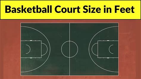 Basketball Court Size In Feet Basketball Ground Measurement