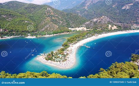 Oludeniz Blue Lagoon. stock image. Image of aegean, shore - 159037345