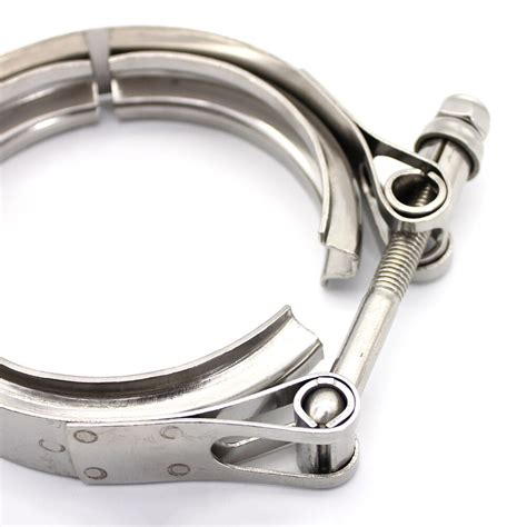 304 Stainless Steel V Band Pipe Flange Clamp Unive Grandado