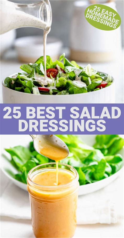 25 Homemade Salad Dressing Recipes - Healthy Seasonal Recipes