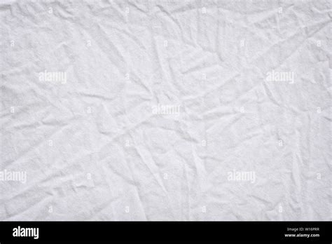 White Fabric Texture Wrinkled Texture Soft Focus Clean White Fabric