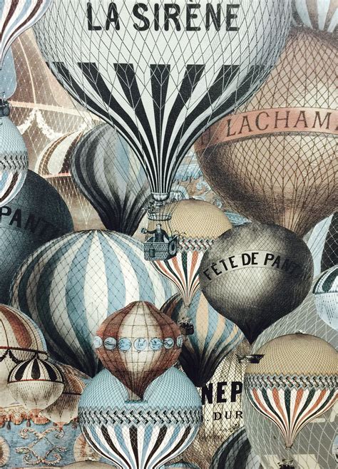 Vintage Hot Air Balloon Illustration