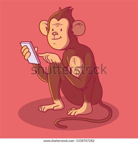 634 Monkey Phone Stock Vectors, Images & Vector Art | Shutterstock