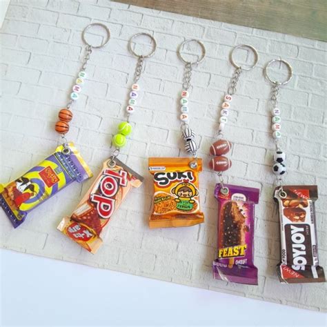 Jual Gantungan Kunci Keychain Gantungan Tas Miniatur Snack Shopee