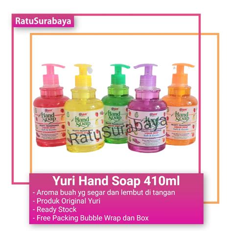 Jual Sabun Cuci Tangan Kertas Hand Wash Yuri Soap Pump Ml Antiseptik