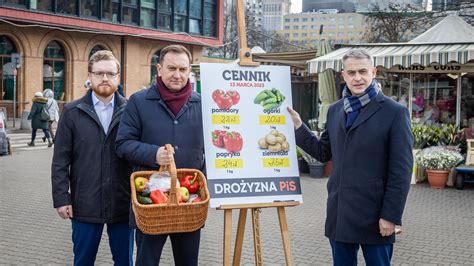 Konferencja prasowa Ceny żywności oszalały Rząd nie ma pomysłu na