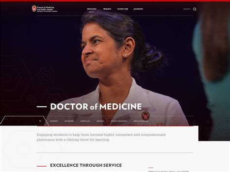 UW School of Medicine Redesign - MD program by Chris Lee on Dribbble