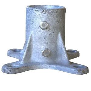 Mounting base for 2.38" round galvanized traffic post – Evangeline ...