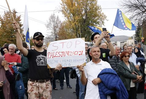 Protesti građana ispred OHR a Nećemo aparthejd ni palestinizaciju BiH