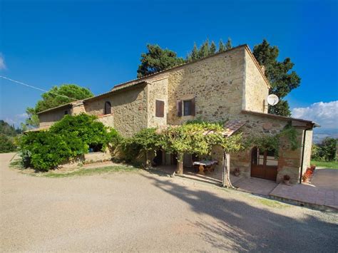 Vakantiehuis Met Zwembad Toscane Midden Panoramisch Gelegen Te Midden