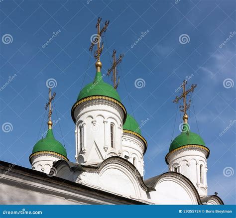 Church Of The Holy Trinity In Listy Moscow Russia Stock Photo Image