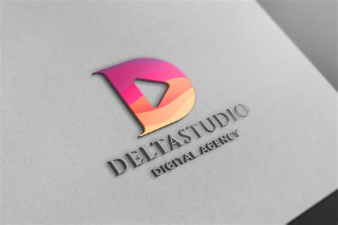 Delta Studio Later D Branding Logo