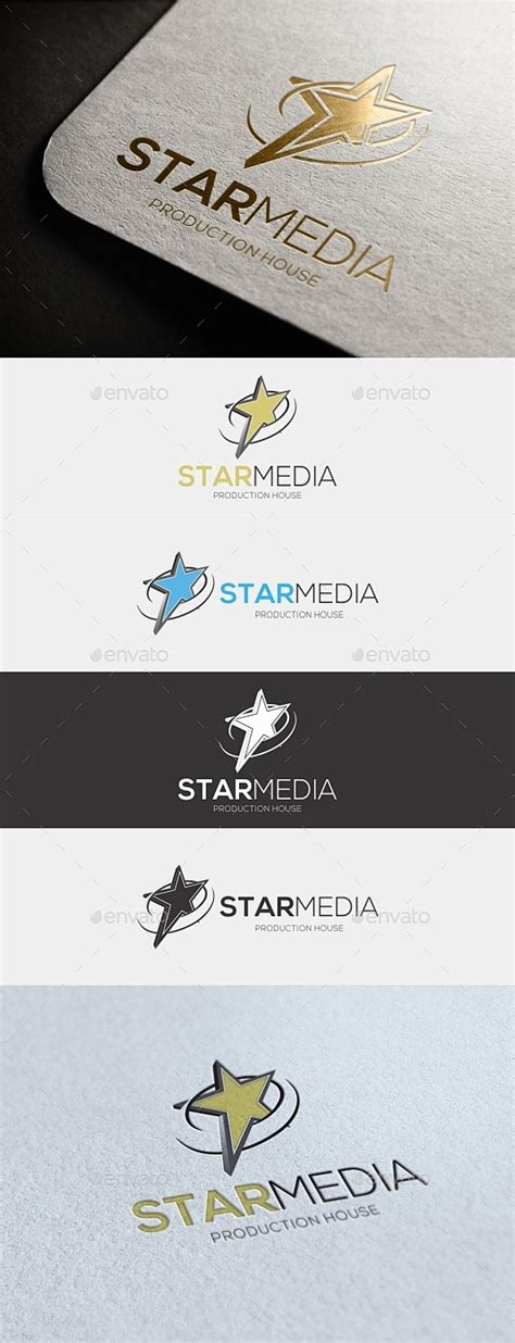 星的标志抽象标志模板Star Logo Abstract Logo Templates机构 人工智能应用程序业务cd cdr