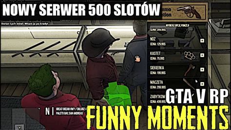 GTA V RP NOWY SERWER 500 SLOTÓW ROMANEK JAKO KADET BAN ZA BYCIE PIJANYM