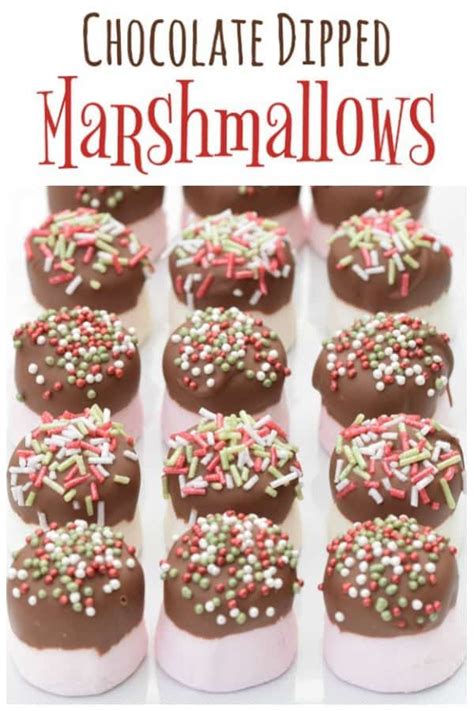 This Quick Chocolate Dipped Marshmallows Recipe Makes A Fun And Easy