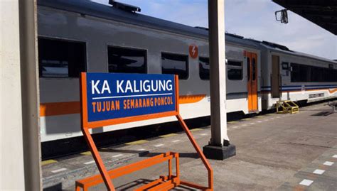 Ini Jadwal KA Kaligung Belum Boster Calon Penumpang Wajib Negatif Tes