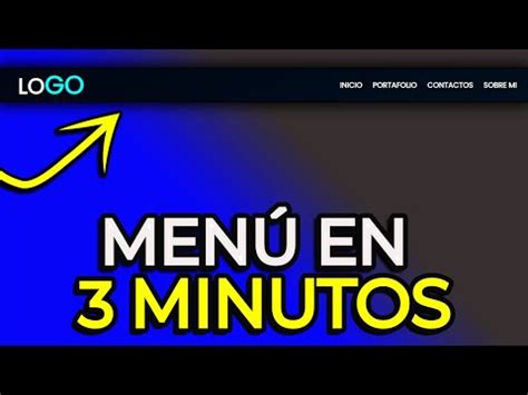 C Mo Crear Una Barra De Men Horizontal En Html Una Gu A Detallada Y