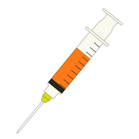 Syringe icon flat style on transparent background 20966268 PNG