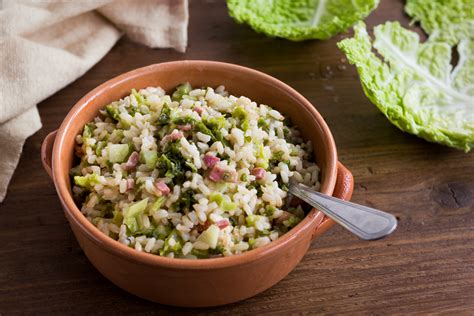 Risotto Integrale Con Verza E Speck Ricetta Confortevole E Buonissima