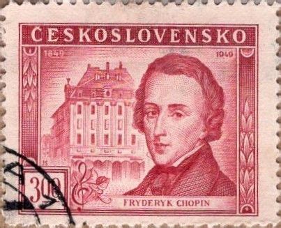 Czechoslovakia Chopin Stamp Postage Stamps Postal Stamps