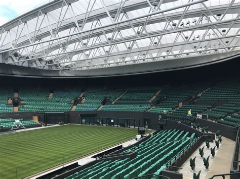 Court no. 1 at Wimbledon with its new roof has a much more Centre Court ...