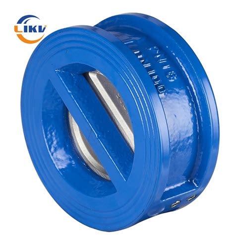 ANSI 2 Inch Dual Plate Spring Loaded Wafer Small Thin Check Valve Price