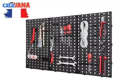 Panneau Mural Rangement Outils Crochet Portes Outils Plastique