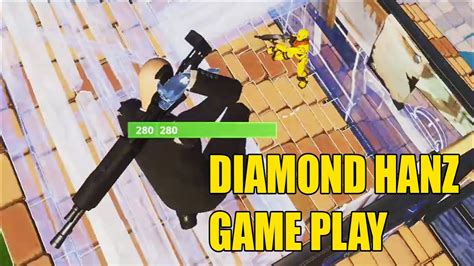 Diamond Hanz Skin Game Play In Fortnite Zone Wars Youtube