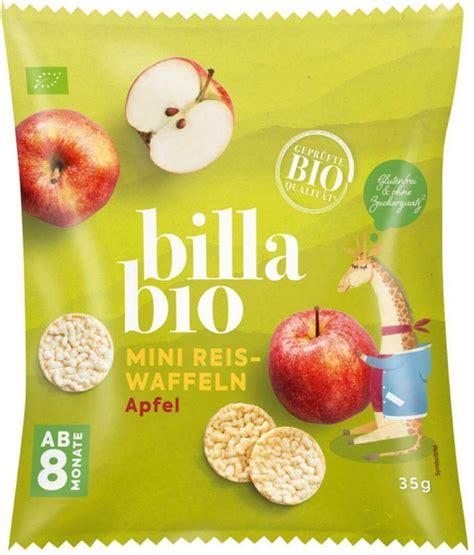 Billa Bio Apfel Mini Reiswaffeln Online Von Billa Wogibtswas At