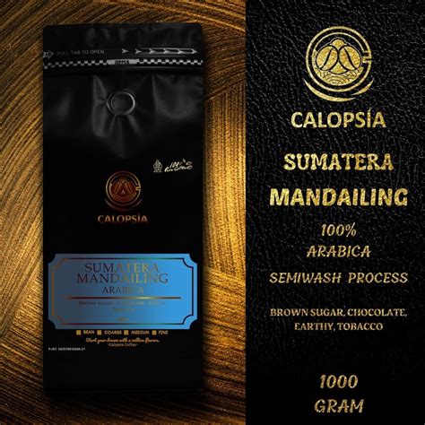 Jual CALOPSIA Kopi Sumatera Mandailing Arabica Single Origin 1 Kg