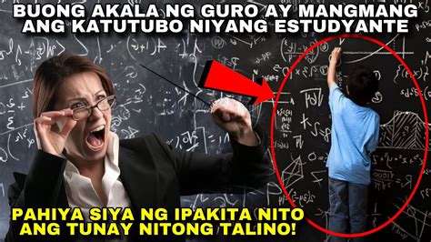 Akala Ng Guro Ay Walang Alam Ang Estudyante Niyang Katutubo Mas