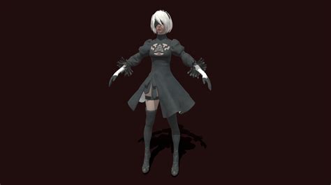 2b Nier Automata Download Free 3d Model By Cyber Calibreefe20