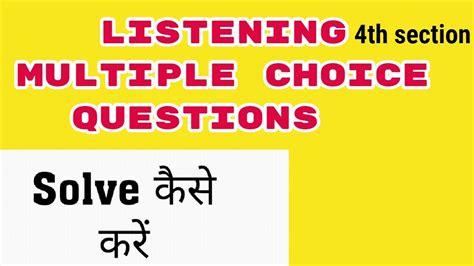 Ielts Listening Multiple Choice Questions Tips And Tricks Ielts Mcq