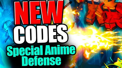 Special Anime Defense Codes Roblox 2023 Youtube