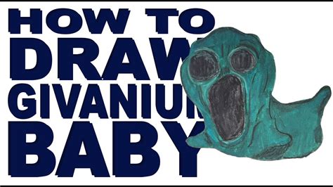 How To Draw Givanium Baby Garten Of Banban Youtube