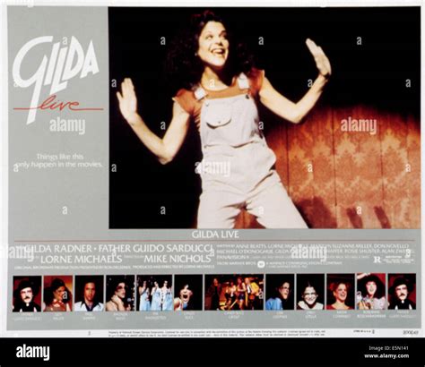 GILDA LIVE, Gilda Radner, movie poster, 1980 Stock Photo - Alamy