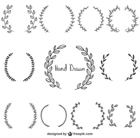 Laurel Wreath Sketch At Explore Collection Of