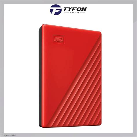 Western Digital My Passport 2tb Usb 3 0 Portable External Hard Disk Drive Red