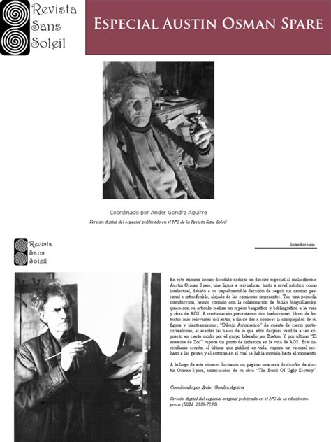 Austin Osman Spare Pdf Aleister Crowley Surrealismo