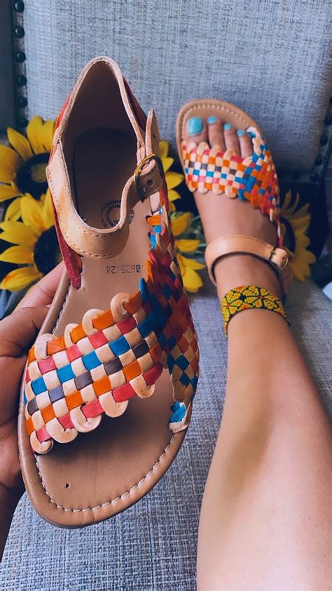 Huarache Sandal All Sizes Boho Hippie Vintage Mexican Style Etsy