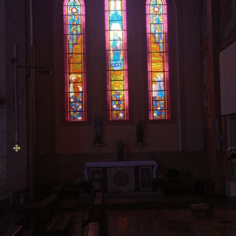 Vitral Feito Para A Par Quia Santu Rio Nossa Senhora Do Ros Rio