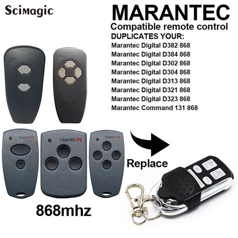 Gate Controller Hormann Marantec Garage Door Remote Control Key