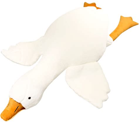 Buy Plush Goose Stuffed Animal Plush Big White Goose Plush Toy Big Swan ...