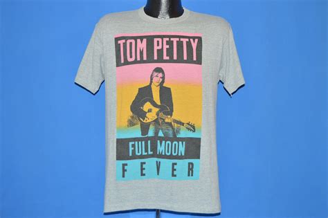 80s Tom Petty Full Moon Fever Tour Poster t-shirt Medium - The Captains ...