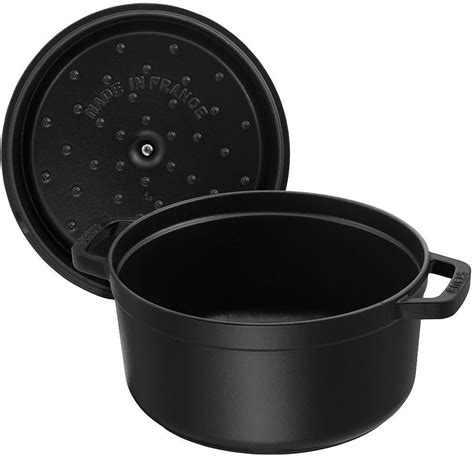 Cocotte en fonte Staub noire ø 34 cm 12 6 litres Cookinglife fr